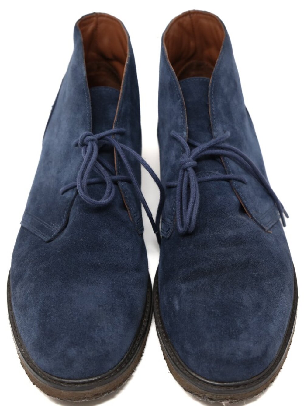 Polo Ralph Lauren Chukka Boots Mens 11.5 D Blue Marlow Suede Leather Crepe Sole
